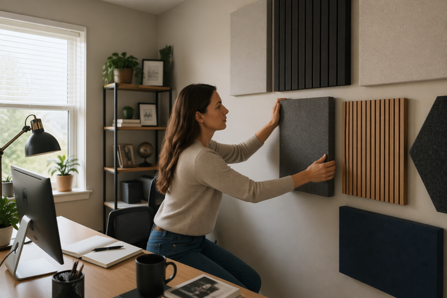 Acoustic Panel Fire Safety Basics for a Home Office (Materials and Placement)
