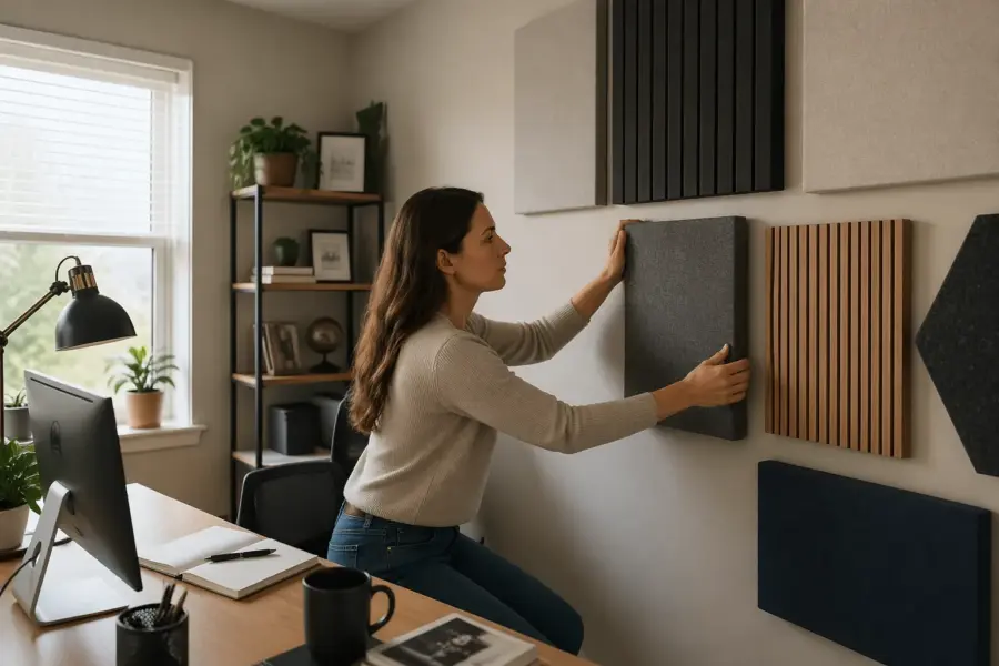 Acoustic Panel Fire Safety Basics for a Home Office (Materials and Placement)