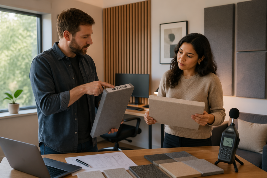 Acoustic Panel NRC Ratings Explained (So You Buy the Right Panels)