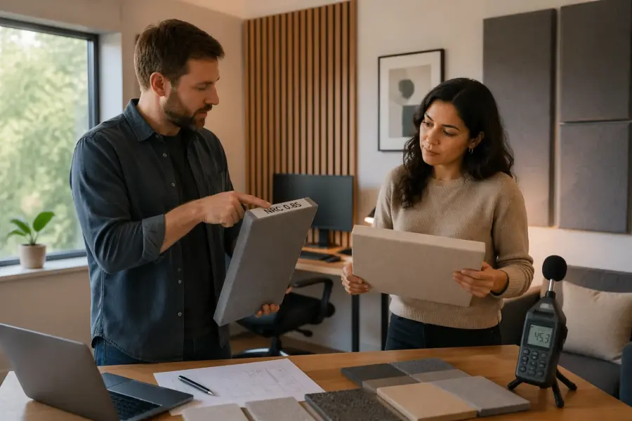 Acoustic Panel NRC Ratings Explained (So You Buy the Right Panels)