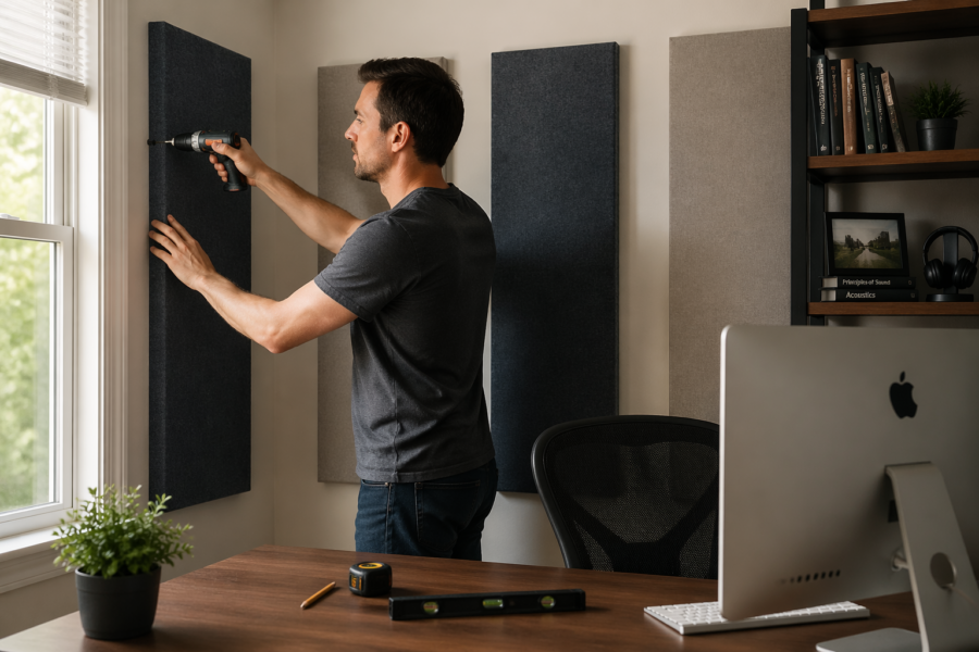 Acoustic Panels for Low Frequencies in a Home Office: What You Can Realistically Fix