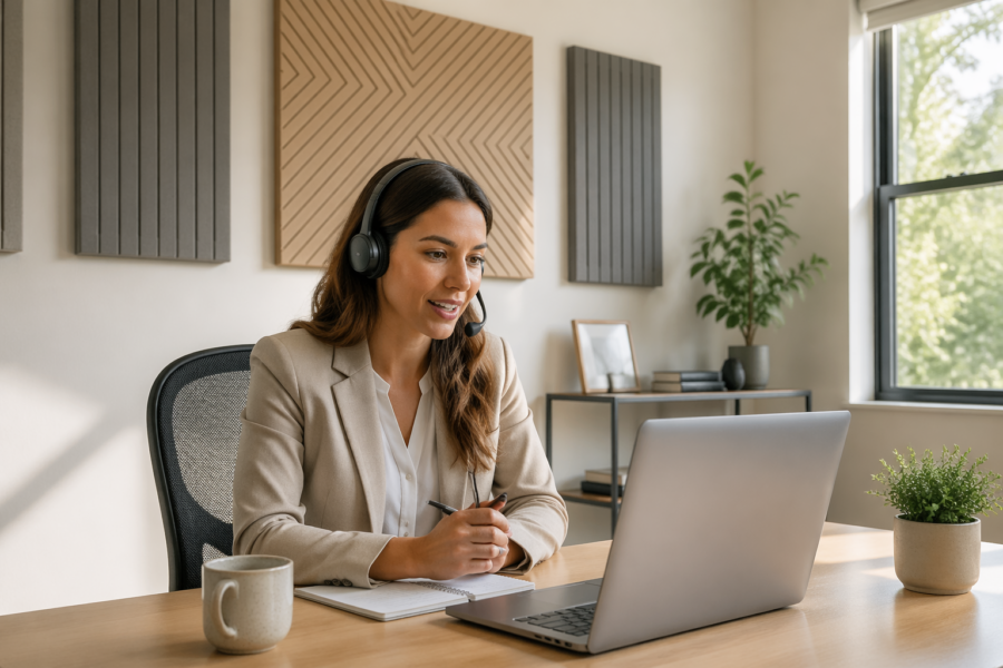 Acoustic Panels for Video Calls: Make Your Home Office Sound More Professional