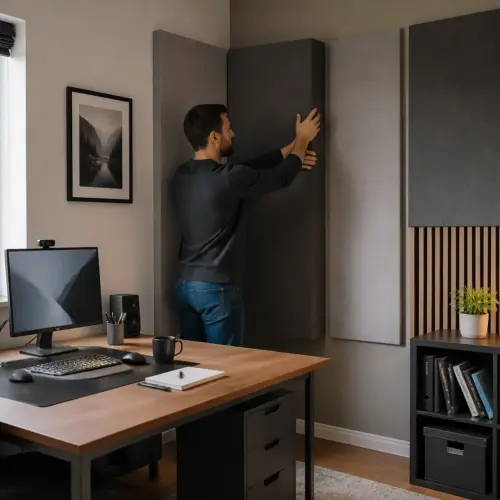 How to Use Acoustic Panels to Reduce Corner Reflections in a Home Office