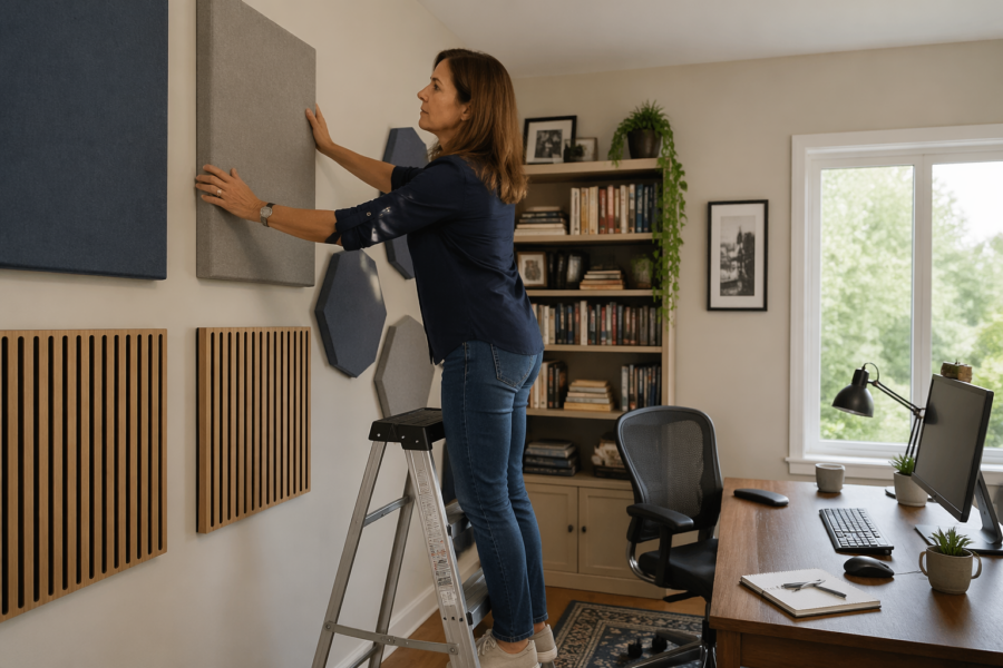 Acoustic Panels for Echo in a Home Office: What Works and What Doesn’t
