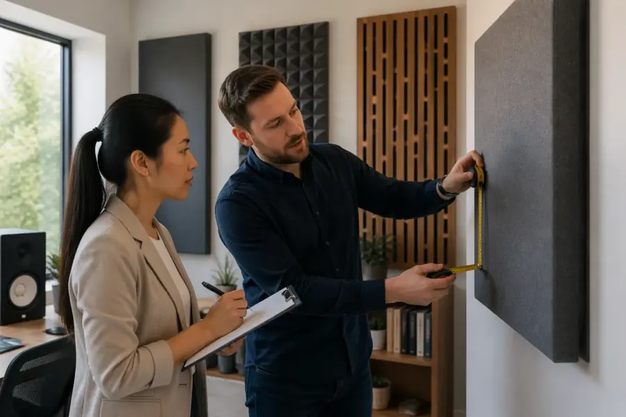 How Much Air Gap Behind Acoustic Panels Helps (And How to Set It Up)