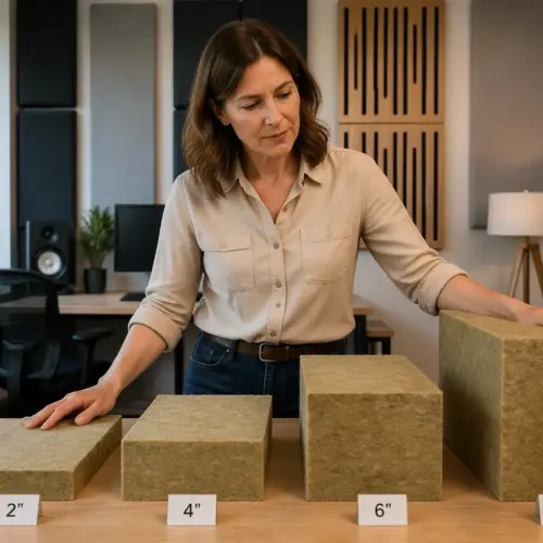 Bass Absorption Thickness Guide: Choosing 2″, 4″, 6″, or 8″ Panels for Your Room