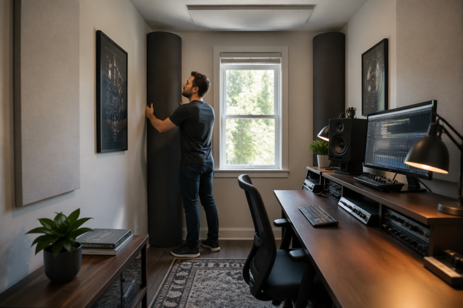 Bass Control in a Long, Narrow Home Office: Placement and Treatment Tips