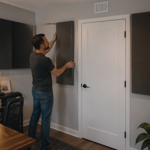 Bass Control When Your Front Wall Has a Door: Layout and Treatment Workarounds