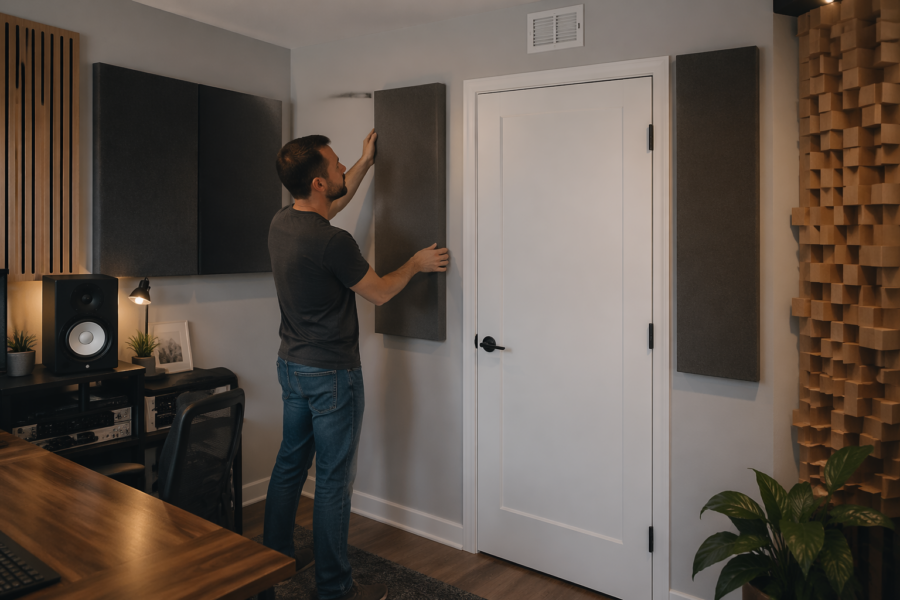 Bass Control When Your Front Wall Has a Door: Layout and Treatment Workarounds