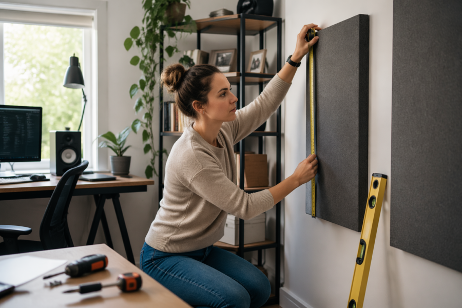 Bass Treatment for a Rental Apartment Home Office: Non-Destructive Options