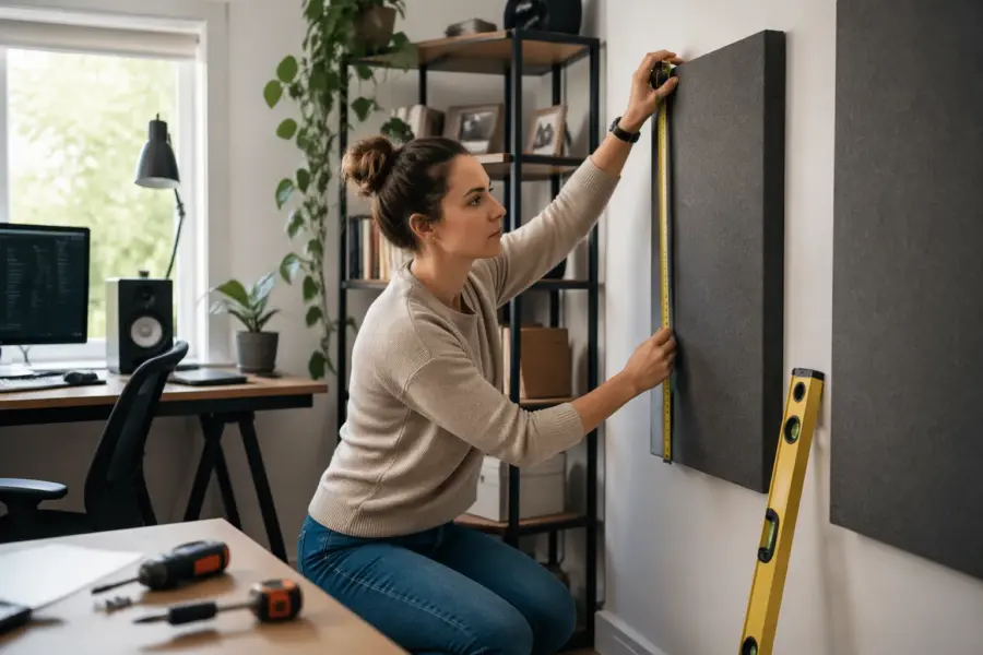Bass Treatment for a Rental Apartment Home Office: Non-Destructive Options
