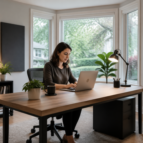 Where to Put Your Desk in a Room with a Bay Window (Audio-Friendly Layouts)