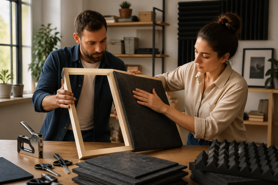 How to Build DIY Acoustic Panels for a Home Office (Step-by-Step)