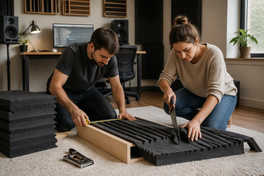 How to Build DIY Bass Traps for a Home Office Studio (Simple Materials, Clean Results)