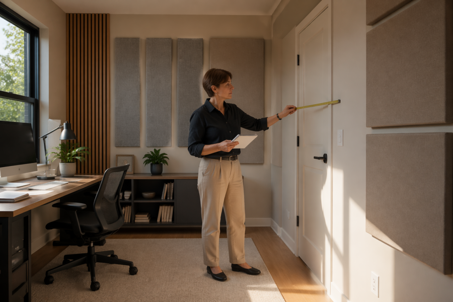 Door Placement and Swing: Room Geometry Fixes for a Better Home Office Studio