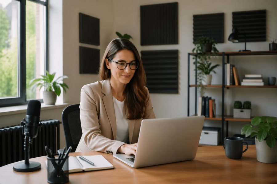 Room Geometry Tips for a Home Office Studio with a Radiator on One Wall