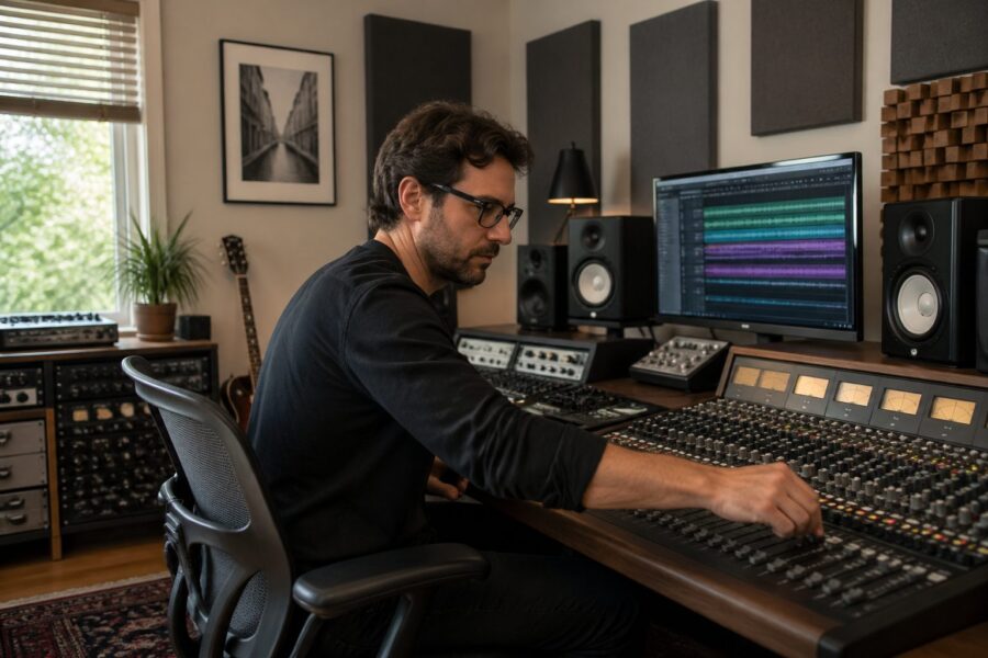 How HVAC and Vent Noise Affects Bass Perception in a Home Office Studio