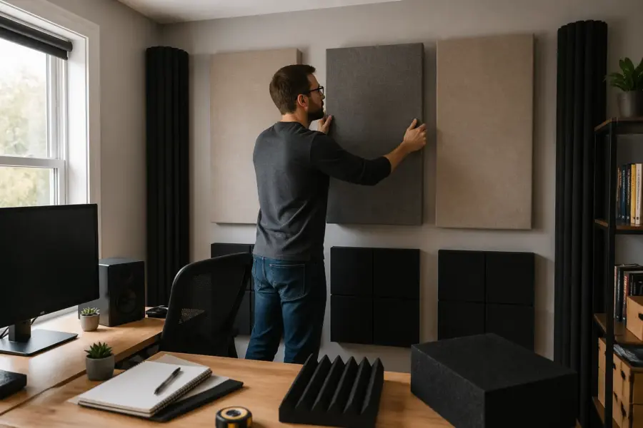 Rear Wall Bass Treatment in a Small Home Office: What Works and What Doesn’t