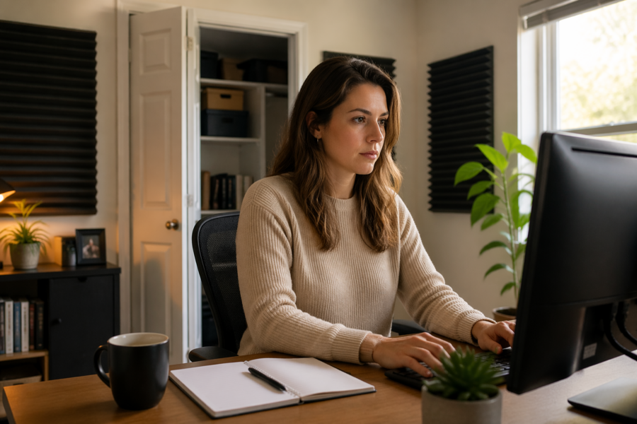 Room Geometry Tips When a Closet Is Behind Your Desk