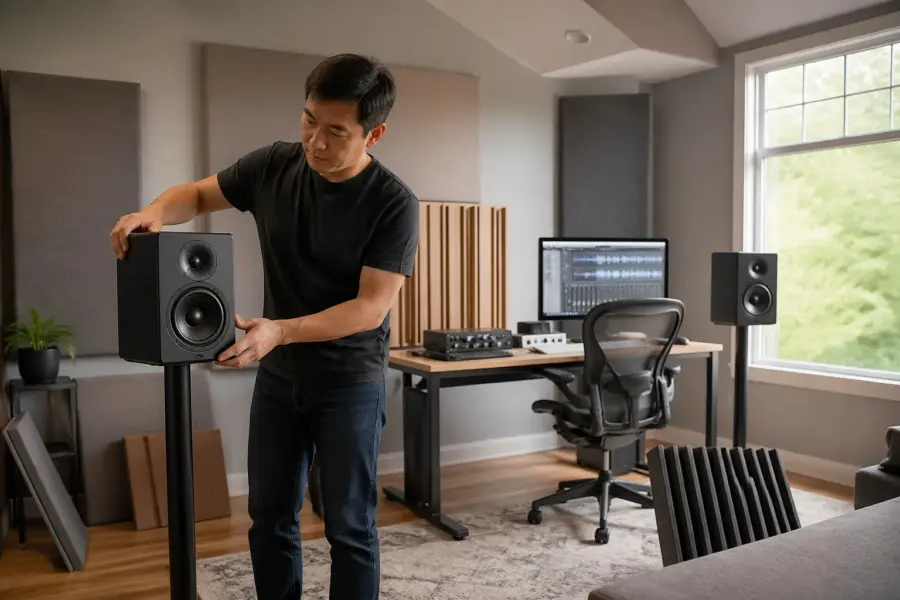 How to Set Up Speakers in an Asymmetrical Room Without Losing Stereo Image