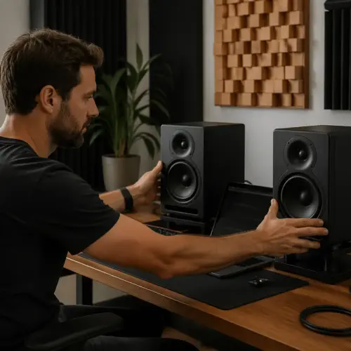 How to Set Up Studio Monitors for More Accurate Bass in a Home Office