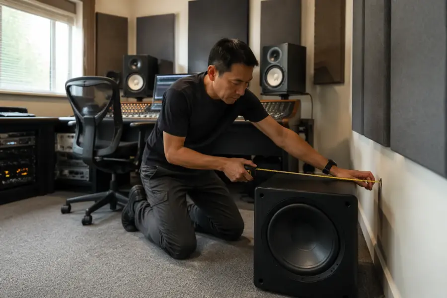 Subwoofer Placement in a Small Office Studio: A Practical Step-by-Step Method